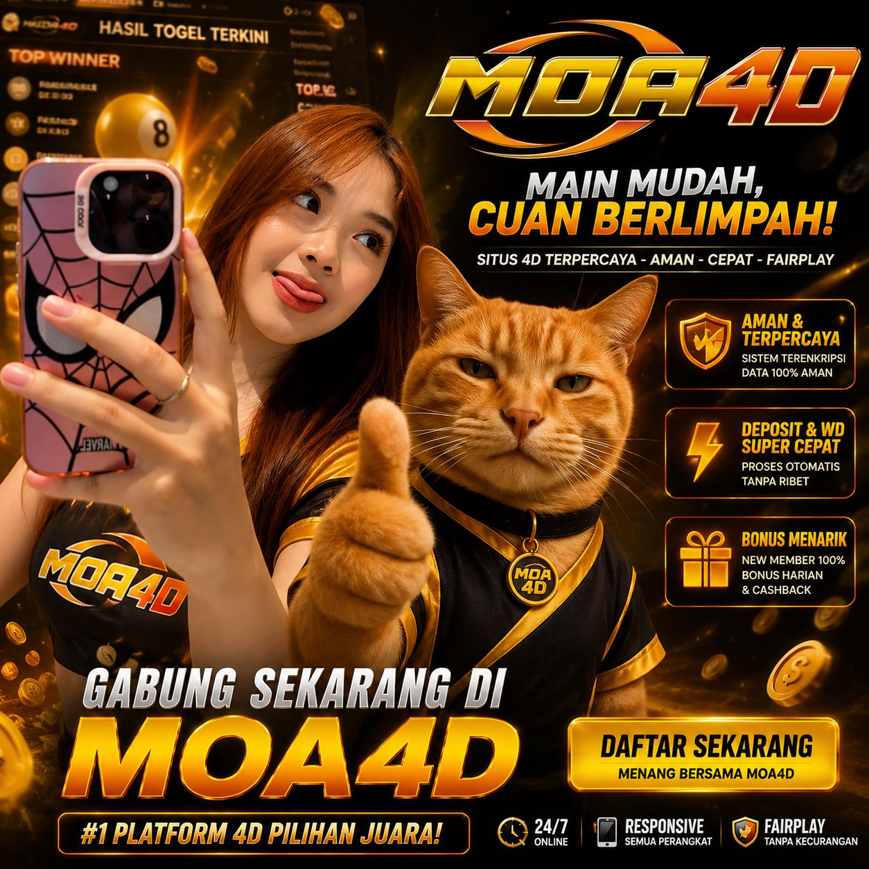MOA4D ✨ Situs Slot Online Premium dengan RTP Tinggi dan Peluang Maxwin Besar